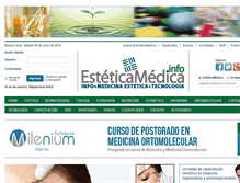 Tablet Screenshot of estetica-medica.org